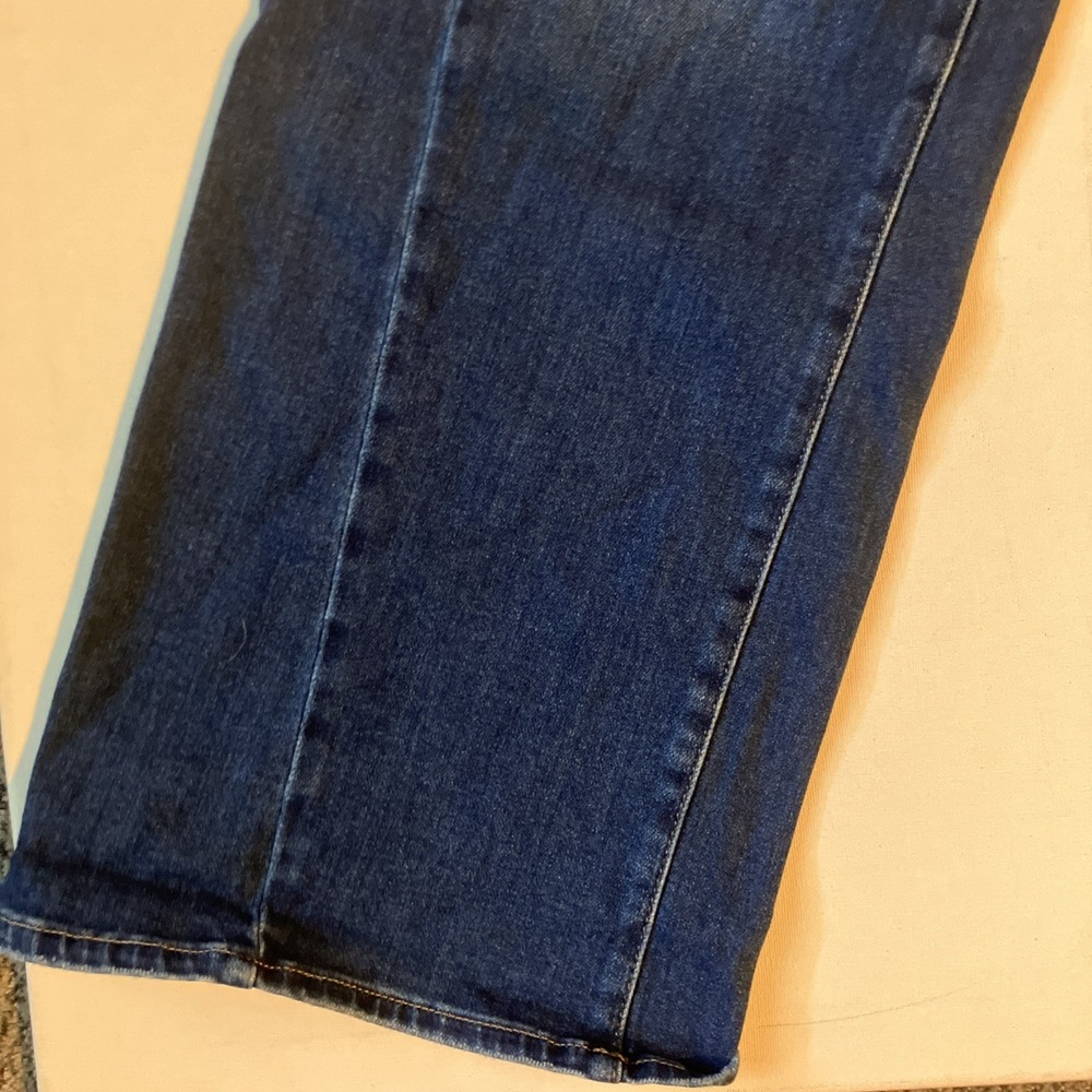 Just Black Denim Marcie HR Wide Leg Jeans Size 24 Style DP792 Dark Wash Skater - Picture 5 of 6
